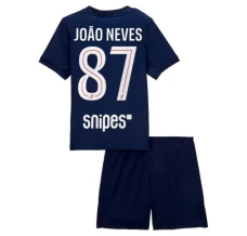 Maglia Paris Saint Germain João Neves 87 Bambino Divisa Prima 2025/26 Maglia Paris Saint Germain João Neves 87 Bambino Divisa Prima 2025/26