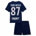 Maglia Paris Saint Germain João Neves 87 Bambino Divisa Prima 2025/26