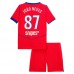Maglia Paris Saint Germain João Neves 87 Bambino Divisa Terza 2025/26