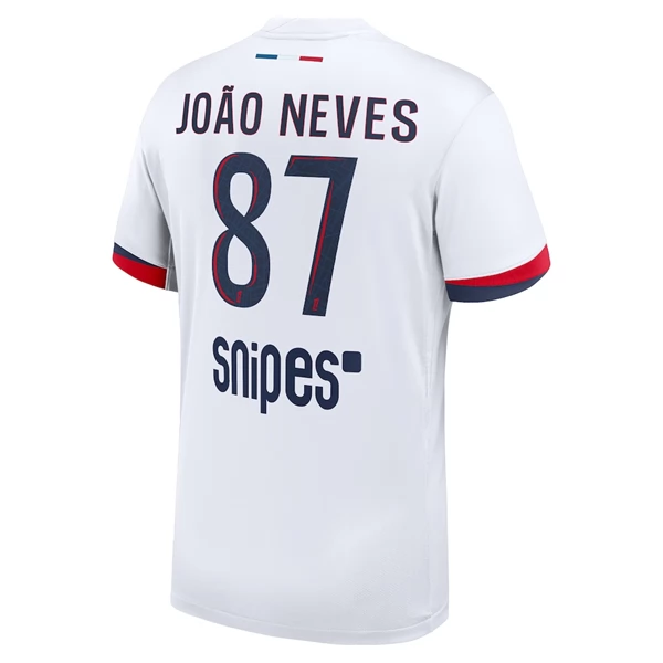 Maglia Paris Saint Germain João Neves 87 Divisa Trasferta 2025/26 Maglia Paris Saint Germain João Neves 87 Divisa Trasferta 2025/26
