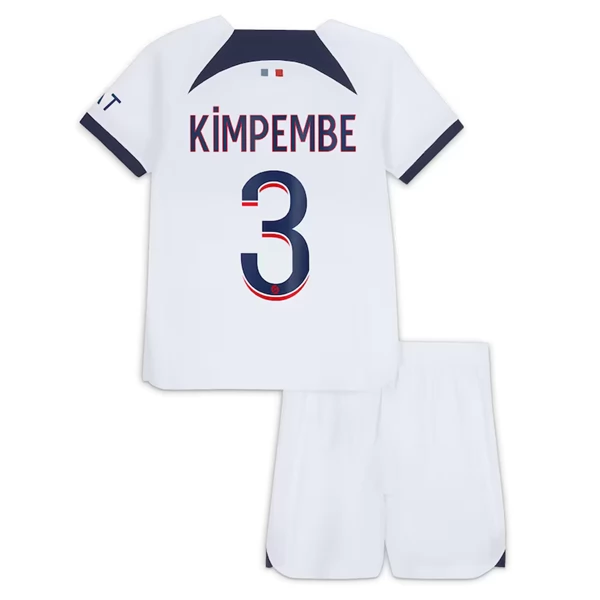 Maglia Paris Saint-Germain Kimpembe 3 Bambino Divisa Trasferta 2023/24 Maglia Paris Saint-Germain Kimpembe 3 Bambino Divisa Trasferta 2023/24