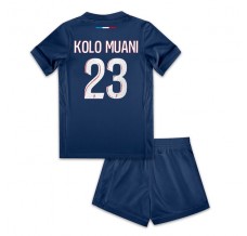 Maglia Paris Saint Germain Kolo Muani 23 Bambino Divisa Prima 2024/25