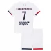 Maglia Paris Saint Germain Kvaratskhelia 7 Bambino Divisa Trasferta 2025/26 Maglia Paris Saint Germain Kvaratskhelia 7 Bambino Divisa Trasferta 2025/26