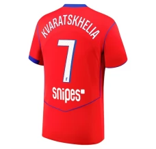 Maglia Paris Saint Germain Kvaratskhelia 7 Divisa Terza 2025/26 Maglia Paris Saint Germain Kvaratskhelia 7 Divisa Terza 2025/26