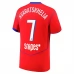 Maglia Paris Saint Germain Kvaratskhelia 7 Divisa Terza 2025/26