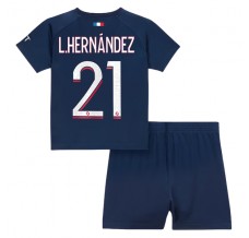 Maglia Paris Saint-Germain L.Hernandez 21 Bambino Divisa Prima 2023/24