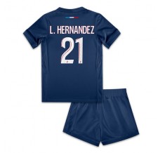Maglia Paris Saint Germain L.Hernandez 21 Bambino Divisa Prima 2024/25