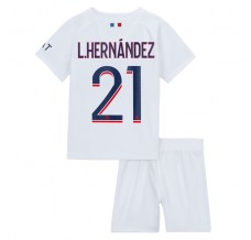 Maglia Paris Saint-Germain L.Hernandez 21 Bambino Divisa Trasferta 2023/24
