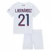Maglia Paris Saint-Germain L.Hernandez 21 Bambino Divisa Trasferta 2023/24