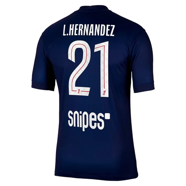 Maglia Paris Saint Germain L.Hernandez 21 Divisa Prima 2025/26 Maglia Paris Saint Germain L.Hernandez 21 Divisa Prima 2025/26