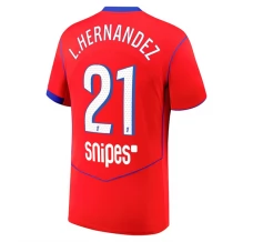 Maglia Paris Saint Germain L.Hernandez 21 Divisa Terza 2025/26 Maglia Paris Saint Germain L.Hernandez 21 Divisa Terza 2025/26