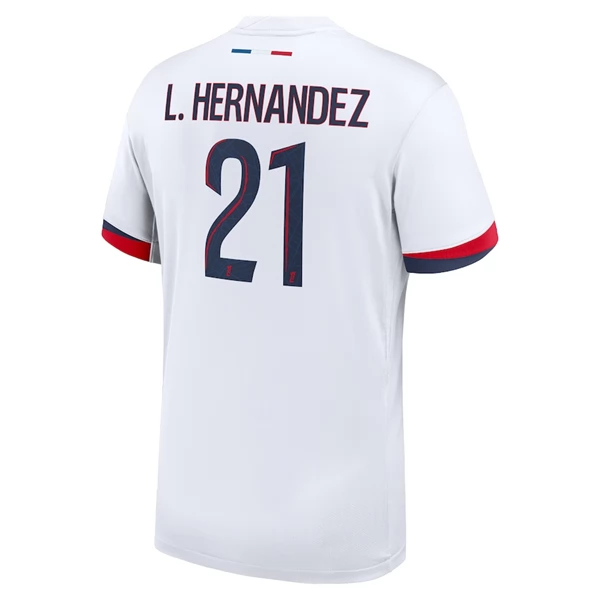 Maglia Paris Saint Germain L.Hernandez 21 Divisa Trasferta 2024/25 Maglia Paris Saint Germain L.Hernandez 21 Divisa Trasferta 2024/25