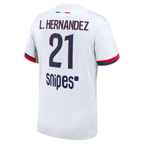 Maglia Paris Saint Germain L.Hernandez 21 Divisa Trasferta 2025/26 Maglia Paris Saint Germain L.Hernandez 21 Divisa Trasferta 2025/26