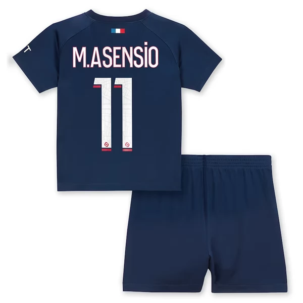 Maglia Paris Saint-Germain M.Asensio 11 Bambino Divisa Prima 2023/24 Maglia Paris Saint-Germain M.Asensio 11 Bambino Divisa Prima 2023/24