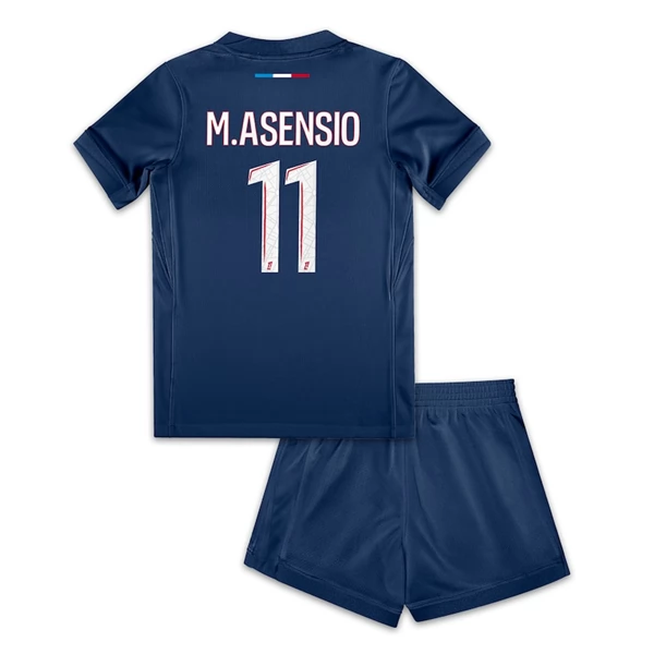 Maglia Paris Saint Germain M.Asensio 11 Bambino Divisa Prima 2024/25 Maglia Paris Saint Germain M.Asensio 11 Bambino Divisa Prima 2024/25
