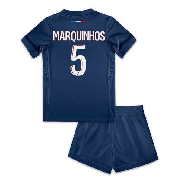 Maglia Paris Saint Germain Marquinhos 5 Bambino Divisa Prima 2024/25 Maglia Paris Saint Germain Marquinhos 5 Bambino Divisa Prima 2024/25