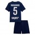 Maglia Paris Saint Germain Marquinhos 5 Bambino Divisa Prima 2025/26