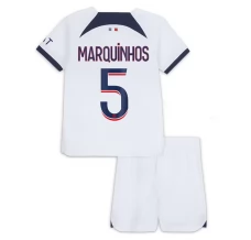 Maglia Paris Saint-Germain Marquinhos 5 Bambino Divisa Trasferta 2023/24 Maglia Paris Saint-Germain Marquinhos 5 Bambino Divisa Trasferta 2023/24