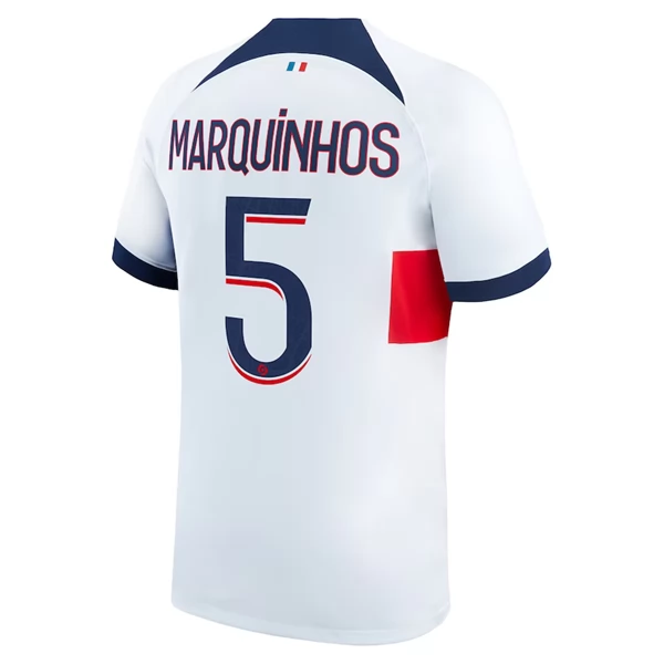 Maglia Paris Saint-Germain Marquinhos 5 Divisa Trasferta 2023/24 Maglia Paris Saint-Germain Marquinhos 5 Divisa Trasferta 2023/24