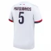 Maglia Paris Saint Germain Marquinhos 5 Divisa Trasferta 2024/25 Maglia Paris Saint Germain Marquinhos 5 Divisa Trasferta 2024/25