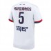 Maglia Paris Saint Germain Marquinhos 5 Divisa Trasferta 2025/26