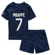 Maglia Paris Saint-Germain Mbappé 7 Bambino Divisa Prima 2022/23