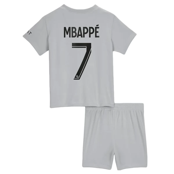 Maglia Paris Saint-Germain Mbappé 7 Bambino Divisa Trasferta 2022/23 Maglia Paris Saint-Germain Mbappé 7 Bambino Divisa Trasferta 2022/23