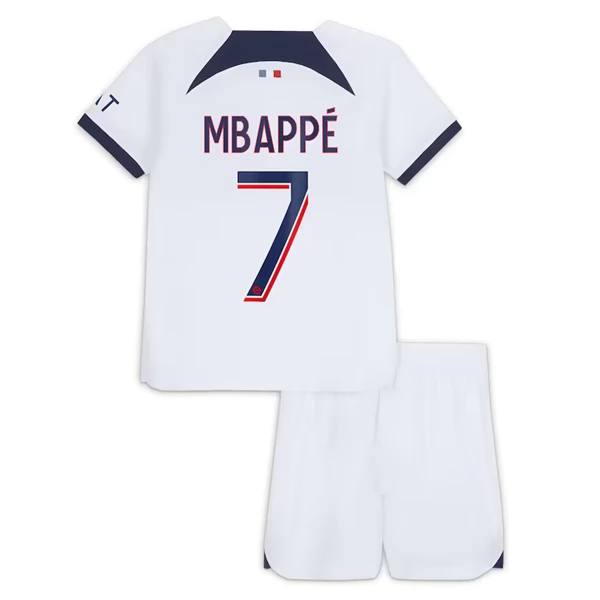 Maglia Paris Saint-Germain Mbappé 7 Bambino Divisa Trasferta 2023/24 Maglia Paris Saint-Germain Mbappé 7 Bambino Divisa Trasferta 2023/24
