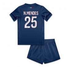 Maglia Paris Saint Germain N.Mendes 25 Bambino Divisa Prima 2024/25