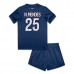 Maglia Paris Saint Germain N.Mendes 25 Bambino Divisa Prima 2024/25