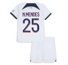 Maglia Paris Saint-Germain N.Mendes 25 Bambino Divisa Trasferta 2023/24 Maglia Paris Saint-Germain N.Mendes 25 Bambino Divisa Trasferta 2023/24