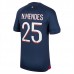 Maglia Paris Saint-Germain N.Mendes 25 Divisa Prima 2023/24