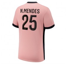 Maglia Paris Saint Germain N.Mendes 25 Divisa Terza 2024/25