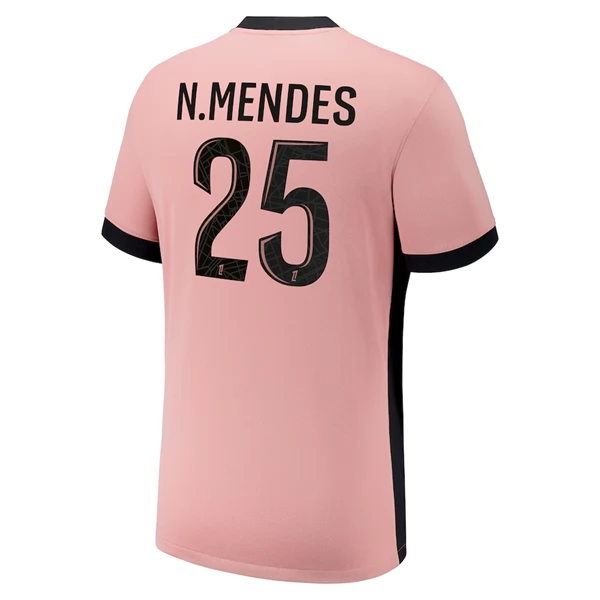 Maglia Paris Saint Germain N.Mendes 25 Divisa Terza 2024/25 Maglia Paris Saint Germain N.Mendes 25 Divisa Terza 2024/25