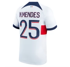 Maglia Paris Saint-Germain N.Mendes 25 Divisa Trasferta 2023/24 Maglia Paris Saint-Germain N.Mendes 25 Divisa Trasferta 2023/24