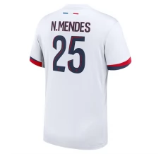 Maglia Paris Saint Germain N.Mendes 25 Divisa Trasferta 2024/25 Maglia Paris Saint Germain N.Mendes 25 Divisa Trasferta 2024/25