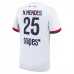 Maglia Paris Saint Germain N.Mendes 25 Divisa Trasferta 2025/26 Maglia Paris Saint Germain N.Mendes 25 Divisa Trasferta 2025/26