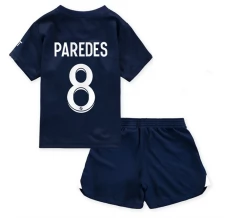 Maglia Paris Saint-Germain Paredes 8 Bambino Divisa Prima 2022/23