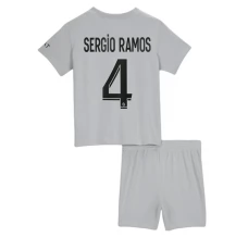 Maglia Paris Saint-Germain Sergio Ramos 4 Bambino Divisa Trasferta 2022/23 Maglia Paris Saint-Germain Sergio Ramos 4 Bambino Divisa Trasferta 2022/23