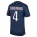Maglia Paris Saint-Germain Sergio Ramos 4 Divisa Prima 2023/24 Maglia Paris Saint-Germain Sergio Ramos 4 Divisa Prima 2023/24