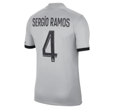 Maglia Paris Saint-Germain Sergio Ramos 4 Divisa Trasferta 2022/23 Maglia Paris Saint-Germain Sergio Ramos 4 Divisa Trasferta 2022/23