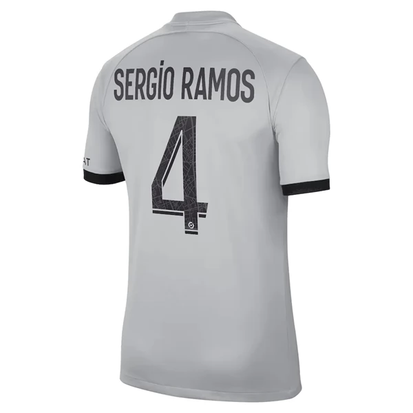 Maglia Paris Saint-Germain Sergio Ramos 4 Divisa Trasferta 2022/23 Maglia Paris Saint-Germain Sergio Ramos 4 Divisa Trasferta 2022/23