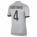 Maglia Paris Saint-Germain Sergio Ramos 4 Divisa Trasferta 2022/23 Maglia Paris Saint-Germain Sergio Ramos 4 Divisa Trasferta 2022/23