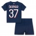 Maglia Paris Saint-Germain Skriniar 37 Bambino Divisa Prima 2023/24