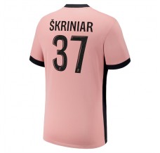 Maglia Paris Saint Germain Škriniar 37 Divisa Terza 2024/25