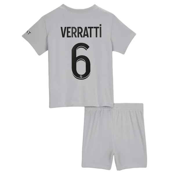 Maglia Paris Saint-Germain Verratti 6 Bambino Divisa Trasferta 2022/23 Maglia Paris Saint-Germain Verratti 6 Bambino Divisa Trasferta 2022/23