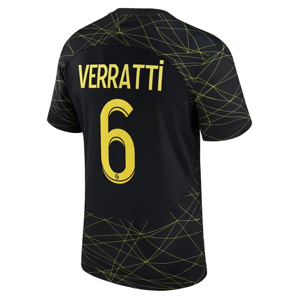 Maglia Paris Saint-Germain Verratti 6 Divisa Prima 2022/23 Fourth Maglia Paris Saint-Germain Verratti 6 Divisa Prima 2022/23 Fourth