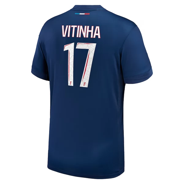 Maglia Paris Saint Germain Vitinha 17 Divisa Prima 2024/25 Maglia Paris Saint Germain Vitinha 17 Divisa Prima 2024/25