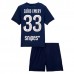 Maglia Paris Saint Germain Zaïre-Emery 33 Bambino Divisa Prima 2025/26