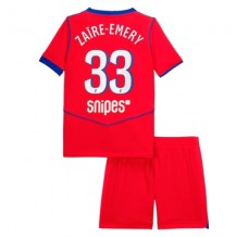 Maglia Paris Saint Germain Zaïre-Emery 33 Bambino Divisa Terza 2025/26